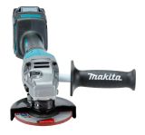 Аккумуляторная угловая шлифмашина Makita GA012GM201, 40 В, 115 мм, 8500 об/мин, с 2 АКБ 4 Ач и ЗУ, в кейсе MakPac