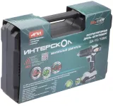 Аккумуляторная дрель-шуруповерт ИНТЕРСКОЛ ДА-13/18ВК 45, 18 В, 1700 об/мин, с 2 АКБ 2 Ач и ЗУ, в кейсе (575.2.2.70)