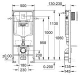 Готовый набор для туалета GROHE Euro Ceramic (NW0017-1)