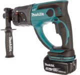 Аккумуляторный перфоратор Makita DHR202RF, 18 В, 1.9 Дж, 4000 уд/мин, с АКБ 3 Ач и ЗУ, в кейсе