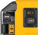 Аккумуляторный строительный пылесос DEWALT DWH161P1, 18 В, 0.21 л, с АКБ 5 Ач и ЗУ (DWH161P1N-XJ)