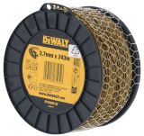 Леска для триммера DEWALT DT20906, витой квадрат, 2.7 мм, 243 м (DT20906-QZ)