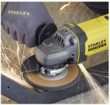 Аккумуляторная угловая шлифмашина Stanley SFMCG400M2K, 125 мм, кейс, 18В, 2 АКБ 4.0 Ач