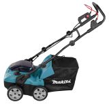 Аккумуляторный скарификатор-аэратор Makita UV001GU201, 40 В, 38 см, 50 л, с 2 АКБ 4 Ач и ЗУ