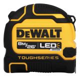 Рулетка DEWALT TOUGHSERIES DWHT35268, с подсветкой, 8 м (DWHT35268)