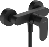 Смеситель для душа hansgrohe Rebris S, внешнего монтажа 72640670, матовый черный