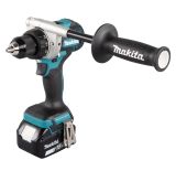 Аккумуляторная дрель-шуруповерт Makita, 18 В, 2100 об/мин, с 2 АКБ 5 Ач и ЗУ, в кейсе MakPac, DDF486RTJ
