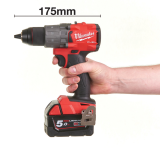 Аккумуляторная ударная дрель-шуруповерт Milwaukee M18 FPD2-0X, 18 В, 135 Нм, 2000 об/мин, 32000 уд/мин, без АКБ и ЗУ, в кейсе, 4933464263