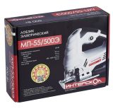 Лобзик ИНТЕРСКОЛ МП-55/500Э, 500 Вт, 3000 ход/мин, 55 мм (386.1.1.00)
