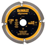 Пильный диск DEWALT DT1472, по фиброцементу, 190х30х1.4 мм (DT1472-QZ)