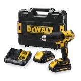 Аккумуляторная дрель-шуруповерт DEWALT DCD777L2T, 18 В, 1750 об/мин, с 2 АКБ 3 Ач и ЗУ, в кейсе TSTAK (DCD777L2T-QW)