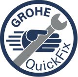 Смеситель для раковины GROHE Start QuickFix с донным клапаном, хром (23554001)