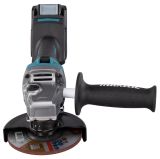 Аккумуляторная угловая шлифмашина Makita GA005GM201, 40 В, 125 мм, 8500 об/мин, с 2 АКБ 4 Ач и ЗУ, в кейсе