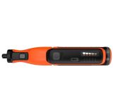 Аккумуляторный гравер BLACK+DECKER, 7.2 В, 29500 об/мин, со встроенной АКБ 1.5 Ач, BCRT8IK