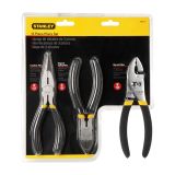 Набор из плоскогубцев, кусачек и переставных пассатижей Basic STANLEY 0-84-114, 3 шт.