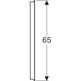 Зеркало с подсветкой Geberit Option basic 90 см, белый, 500.589.00.1