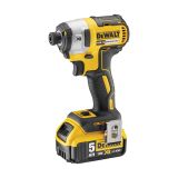 Аккумуляторный шуруповерт DEWALT DCF887P2, 18 В, 205 Нм, 3800 уд/мин, с 2 АКБ 5 Ач и ЗУ, в кейсе (DCF887P2-QW)