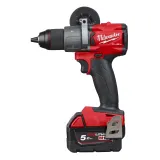 Аккумуляторная ударная дрель-шуруповерт Milwaukee M18 FPD2-502X, 18 В, 135 Нм, 2000 об/мин, 32000 уд/мин, с 2 АКБ 5 Ач и ЗУ, в кейсе, 4933464265