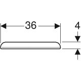 Сиденье для унитаза Geberit Myday, 575410000