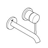 Внешняя часть смесителя для раковины GROHE Essence на 2 отверстия, M-Size, хром (19408001)