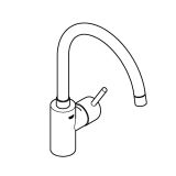 Смеситель для кухни GROHE Concetto, суперсталь (32661DC3)