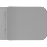 Унитаз подвесной Aqueduto MACIO 520*370 безободковый, сиденье с микролифтом, серый матовый (MAC0130)