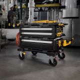 Модульная рабочая станция DEWALT TOUGHSYSTEM DXL DWST60520-1: 2 ящика для инструмента + рабочая поверхность, на колесной базе