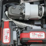 Аккумуляторная угловая шлифмашина ИНТЕРСКОЛ УШМ-125/36ВМЭ, 36 В, 125 мм, 8500 об/мин, c 2 АКБ 2 Ач и ЗУ в кейсе (УЦЕНЕННЫЙ ТОВАР) (956.2.2.70/U)