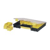 Органайзер профессиональный с 25 съемными отделениями пластмассовый черно-серо-желтый (14325) STANLEY 1-92-748