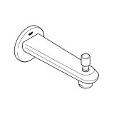 Излив для ванны GROHE Eurodisc Cosmopolitan с переключателем ванна/душ, хром (13279002)