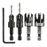 Набор резаков DEWALT DT7620, для пробок и сверл с зенкерами, 5 предметов