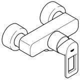 Смеситель для душа GROHE Quadra, хром (32637000)