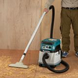 Аккумуляторный пылесос Makita DVC157LZX3, 18 В, 15 л, без АКБ и ЗУ