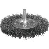 Щетка проволочная дисковая Makita (d38 мм, толщ. проволоки 0.3 мм, гофрированная, металл, 6 мм), D-39958