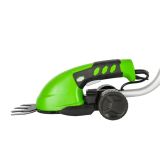 Аккумуляторные садовые ножницы Greenworks, 3.6 B, 10 см, со встроенной АКБ 2 Aч и ЗУ, с телескопической штангой, 1600207