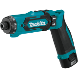 Аккумуляторная отвертка Makita DF012DSE, с 2 АКБ 1.5 Ач и ЗУ, в кейсе