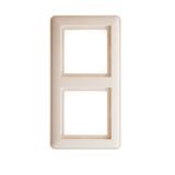 Рамка 2-постовая вертикальная Systeme Electric (Schneider Electric) W59 Aqua, слоновая кость KD-2B-28