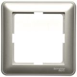 Рамка 1-постовая вертикальная Systeme Electric (Schneider Electric) W59, шампань KD-1-48