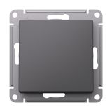 Переключатель 1-клавишный Systeme Electric (Schneider Electric) Atlas Design 10АХ, базальт ATN001461