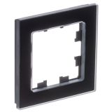Рамка 1-постовая универсальная Systeme Electric (Schneider Electric) Atlas Design Nature, черный ATN361001