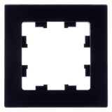 Рамка 1-постовая универсальная Systeme Electric (Schneider Electric) Atlas Design Nature, черный ATN361001