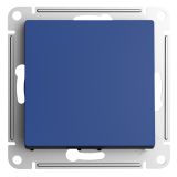 Выключатель 1-клавишный с самовозвратом Systeme Electric (Schneider Electric) AtlasDesign, аквамарин, ATN001115