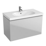 Тумба для раковины Geberit Acanto 89 см, песчаный глянец, 500.612.JL.2