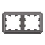 Рамка 2-постовая универсальная Systeme Electric (Schneider Electric) Atlas Design Antique, мокко ATN100602