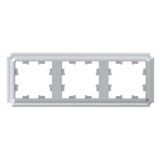 Рамка 3-постовая универсальная Systeme Electric (Schneider Electric) Atlas Design Antique, алюминий ATN100303