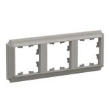 Рамка 3-постовая универсальная Systeme Electric (Schneider Electric) Atlas Design Antique, шампань ATN100503