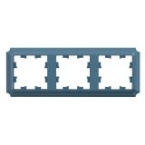 Рамка 3-постовая универсальная Systeme Electric (Schneider Electric) Atlas Design Antique, изумруд ATN100803