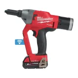 Аккумуляторный заклепочный пистолет Milwaukee M18 ONEFPRT-202X, 18 В, c 2 АКБ 2 Ач и ЗУ, в кейсе, 4933478602