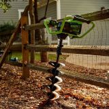 Аккумуляторный мотобур Greenworks GC-AUGER, 82 В, 210 об/мин, 110 Нм, без АКБ и ЗУ, 3707907