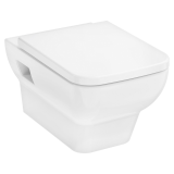 Унитаз hansgrohe CreekTide Q подвесной с сиденьем с микролифтом HGSET001, белый